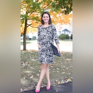 J. Crew Jules Snowcat Shift Dress | 00